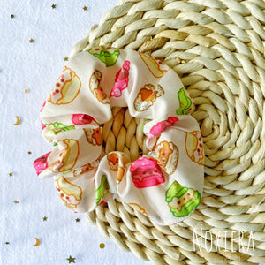 [Bakery Series] Macaron Satin Scrunchie