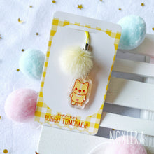 Load image into Gallery viewer, Cora Plushie Charm with Pom Pom