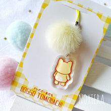 Load image into Gallery viewer, Cora Plushie Charm with Pom Pom