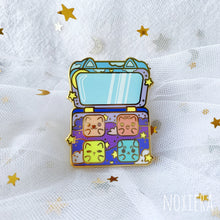 Load image into Gallery viewer, Stars &amp; Dreams Makeup Enamel Pin: Stars &amp; Dreams Palette