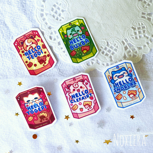 Hello-Poke Biscuit Sticker Pack